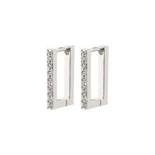Load image into Gallery viewer, PILGRIM Coby Crystal Square Hoop
