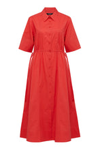 Load image into Gallery viewer, CABLE Lucy Poplin Shirt Dress