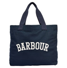 Laden Sie das Bild in den Galerie-Viewer, BARBOUR Logo Holiday Tote Bag