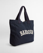 Laden Sie das Bild in den Galerie-Viewer, BARBOUR Logo Holiday Tote Bag