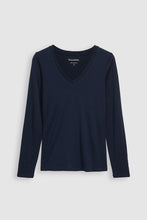 Load image into Gallery viewer, TOORALLIE V Neck L/S Merino Tee