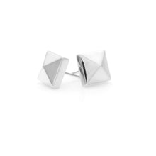 Load image into Gallery viewer, SILK &amp; STEEL Olympia Studs SILVER