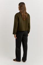 Load image into Gallery viewer, TOORALLIE Cropped Wool Jacket