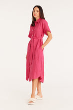Load image into Gallery viewer, CABLE Lauren Linen Shirt Dress