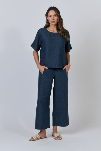 NATURALS 398 Wide Cropped Pants