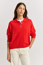 Load image into Gallery viewer, TOORALLIE Merino Fine Jersey L/S Polo