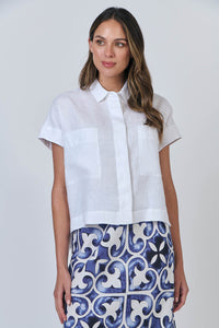NATURALS 533 Cap Sleeve Shirt