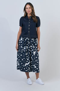 NATURALS 547 Mandarin Collar Shirt