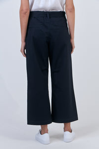 NATURALS 567 Cropped Tie Belt Pants