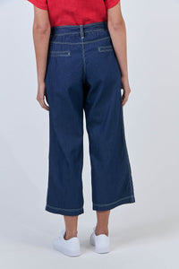 NATURALS 567 Cropped Tie Belt Pants