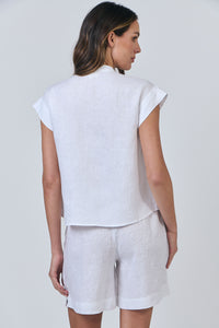 NATURALS 592 Frill Front Shirt