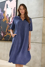 Laden Sie das Bild in den Galerie-Viewer, NATURALS 608 Linen Midi Dress