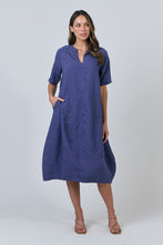 Laden Sie das Bild in den Galerie-Viewer, NATURALS 608 Linen Midi Dress