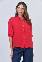 Laden Sie das Bild in den Galerie-Viewer, NATURALS 638 Linen 3/4 Sleeve Shirt