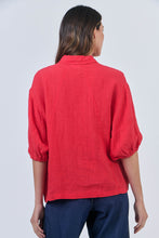 Laden Sie das Bild in den Galerie-Viewer, NATURALS 638 Linen 3/4 Sleeve Shirt