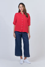 Laden Sie das Bild in den Galerie-Viewer, NATURALS 638 Linen 3/4 Sleeve Shirt