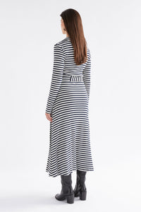 ELK Kullan Ribbed Wrap Dress