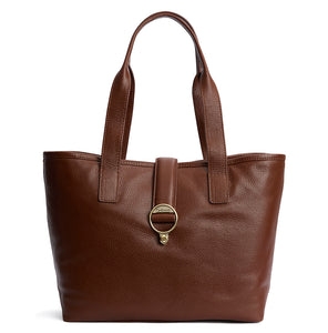 BARBOUR Alder Leather Tote Bag