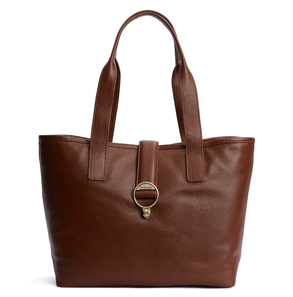 BARBOUR Alder Leather Tote Bag
