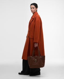 BARBOUR Alder Leather Tote Bag