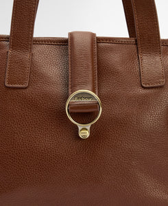 BARBOUR Alder Leather Tote Bag