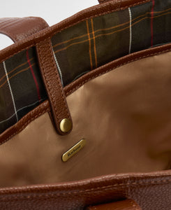 BARBOUR Alder Leather Tote Bag