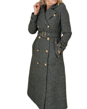 Load image into Gallery viewer, DEA Bella Woollen Tartan Coat