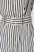 Load image into Gallery viewer, CABLE Lina Stripe Shirt Dress