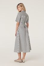 Load image into Gallery viewer, CABLE Lina Stripe Shirt Dress