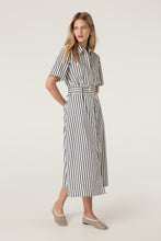 Load image into Gallery viewer, CABLE Lina Stripe Shirt Dress