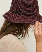 Indlæs billede til gallerivisning YERSE Camboya Raffia Bucket Hat