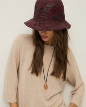 Indlæs billede til gallerivisning YERSE Camboya Raffia Bucket Hat