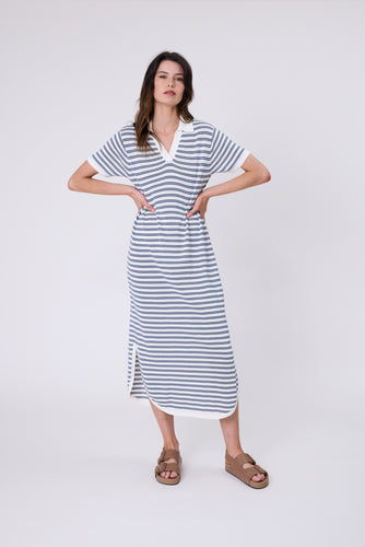 MARLOW Chime Knit Polo Dress