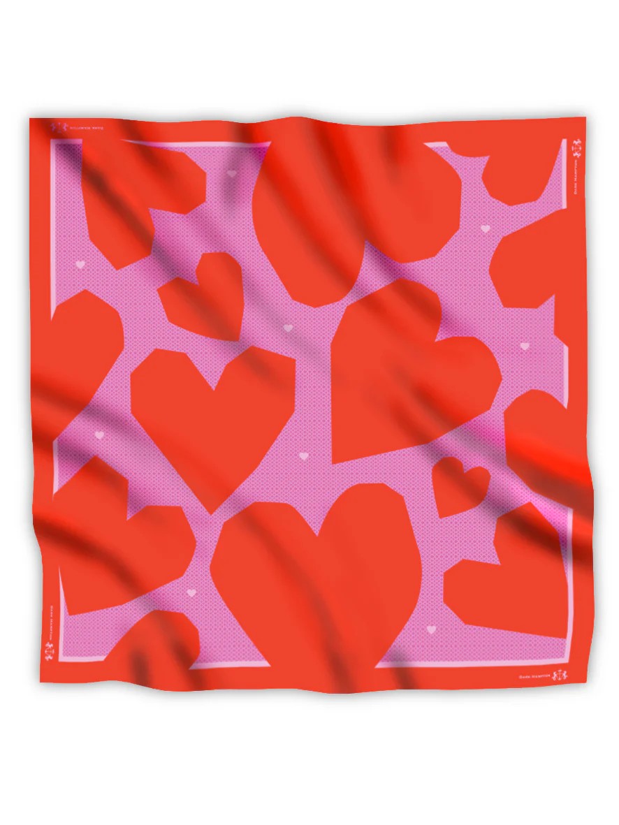 DARK HAMPTON Have Heart Scarf