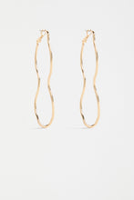Charger l&#39;image dans la galerie, ELK Svel Long Hoop Earrings