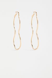 ELK Svel Long Hoop Earrings