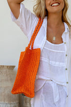 Load image into Gallery viewer, FREE SPIRIT Crochet Tote Bag
