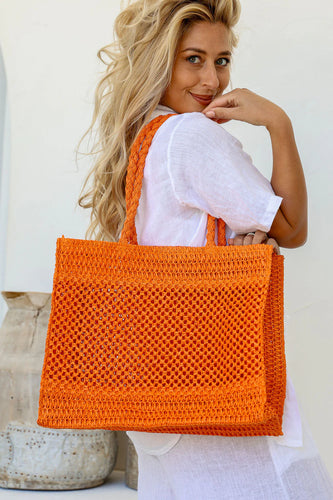 FREE SPIRIT Crochet Tote Bag