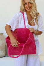 Load image into Gallery viewer, FREE SPIRIT Crochet Tote Bag