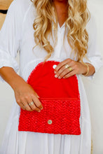 Load image into Gallery viewer, FREE SPIRIT Woven Clutch Bag