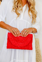 Load image into Gallery viewer, FREE SPIRIT Woven Clutch Bag