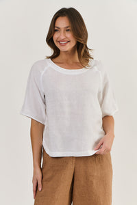 NATURALS GA391 Scoop Neck Top