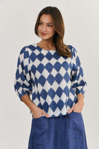 NATURALS GA410 Harlequin Top