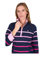 Load image into Gallery viewer, THOMAS COOK Gemma 1/4 Zip Rugby Top