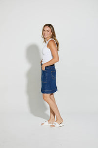 NEW LONDON Hatfield Denim Skirt