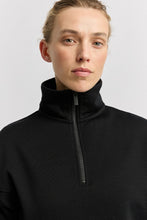 Load image into Gallery viewer, TOORALLIE Lounge Crop Half Zip