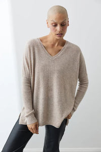 MIA FRATINO Boyfriend V Sweater