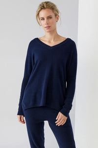 MIA FRATINO Boyfriend V Sweater