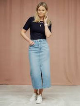 Load image into Gallery viewer, MOS MOSH Mella Denim Skirt