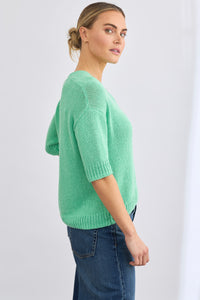 MIA FRATINO Sigrid Vee Knit